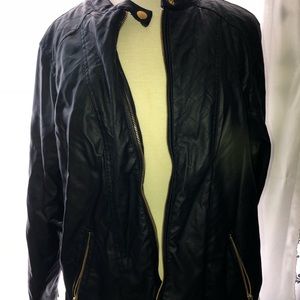 Faux leather jacket